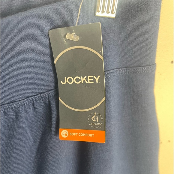 New Jockey Blue Cotton French Terry SweatPants soft comfort size medium - Picture 3 of 5